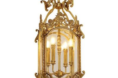 Creative decoration antique brass lantern (6)