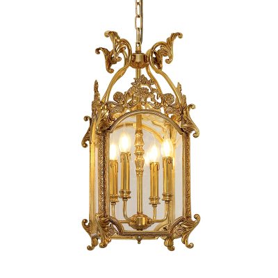 Small Plantation Lantern, Antique Brass – High Street Market