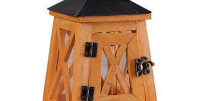 European style rustic antique wooden lantern (3)