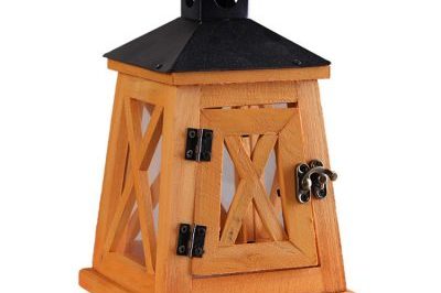 European style rustic antique wooden lantern (3)