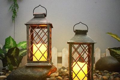 Geometric mini metal wedding favors lantern (1)