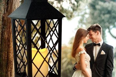 Geometric mini metal wedding favors lantern (5)