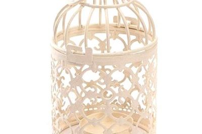 Hanging holder vintage wedding metal lantern (4)