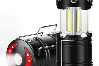 Led lanterns with flashlight and magnet base (2)