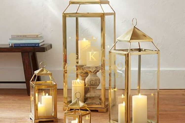 Modern brass outdoor garden lantern (6)