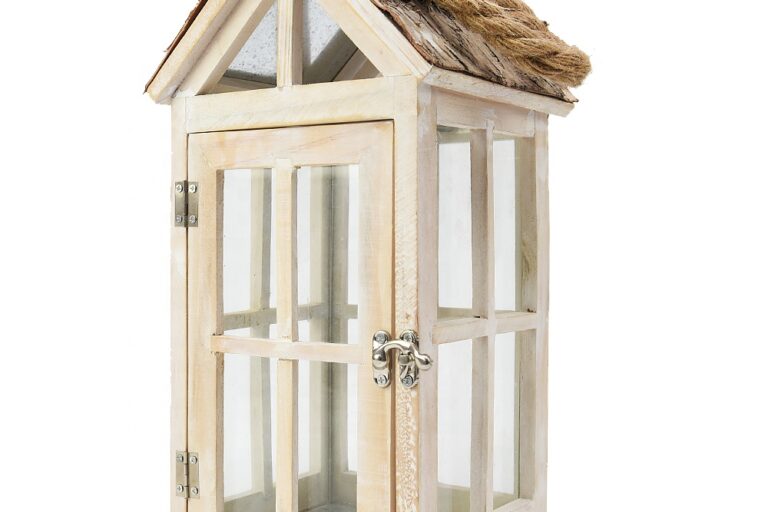 Vintage indoor and outdoor wooden lantern (4)