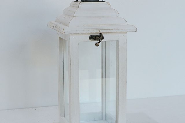 Wholesale white wedding glass decorative lantern (2)