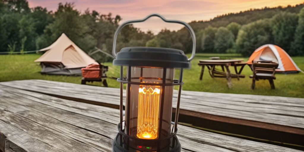 Solar Bamboo Lantern for Garden & Camping