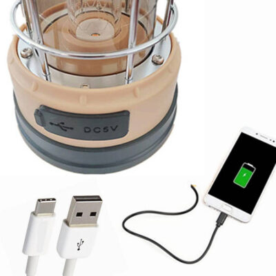 Solar Bamboo Lantern for Garden & Camping