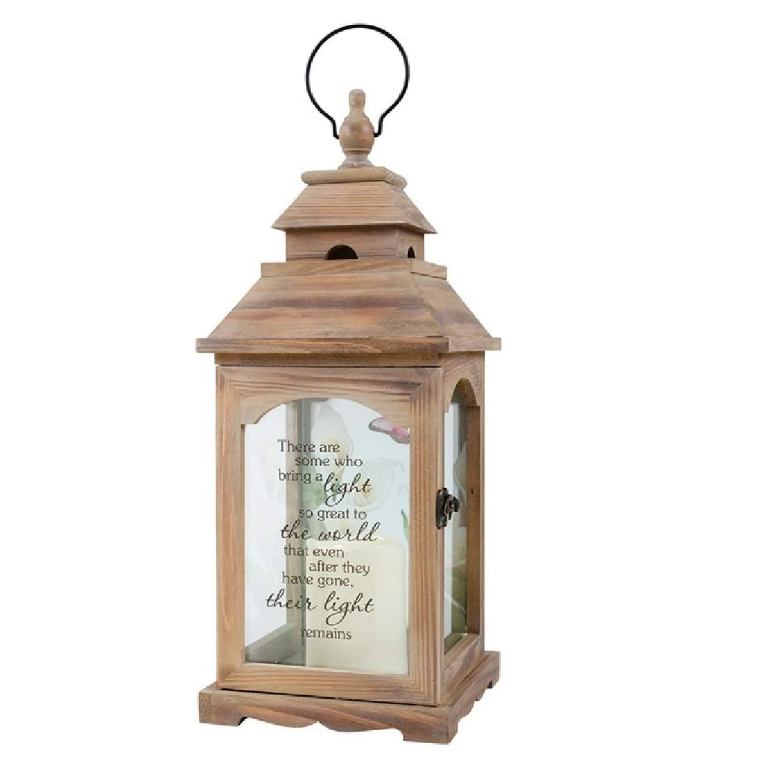 Wooden Candle Lantern for Home and Garden