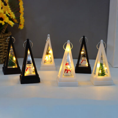 Christmas LED Triangle Lantern