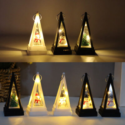 Christmas LED Triangle Lantern