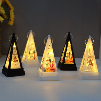 Christmas LED Triangle Lantern