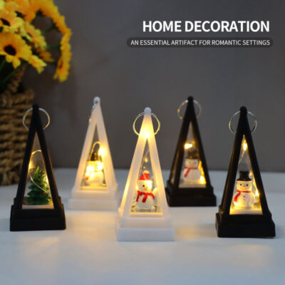 Christmas LED Triangle Lantern
