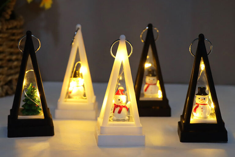 Christmas LED Triangle Lantern