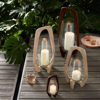 Wooden Lantern for Christmas Decor