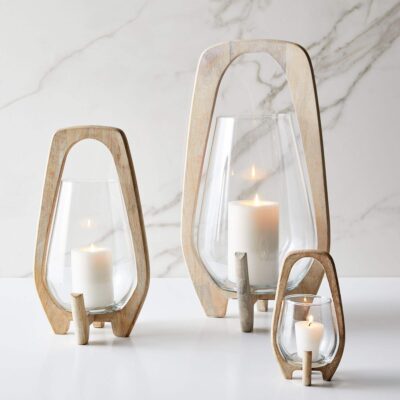 Wooden Lantern for Christmas Decor