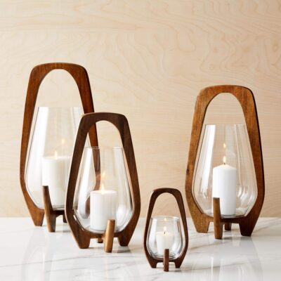 Wooden Lantern for Christmas Decor