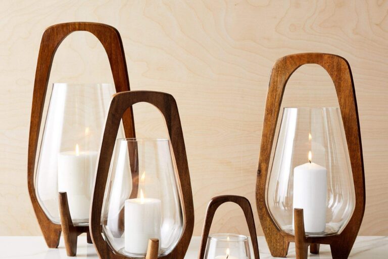 Wooden Lantern for Christmas Decor