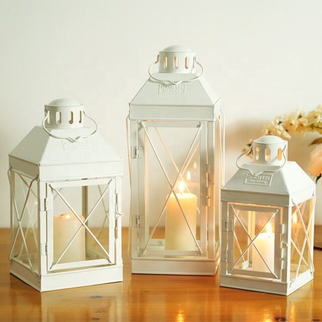 Garden Table Candle Lantern Light