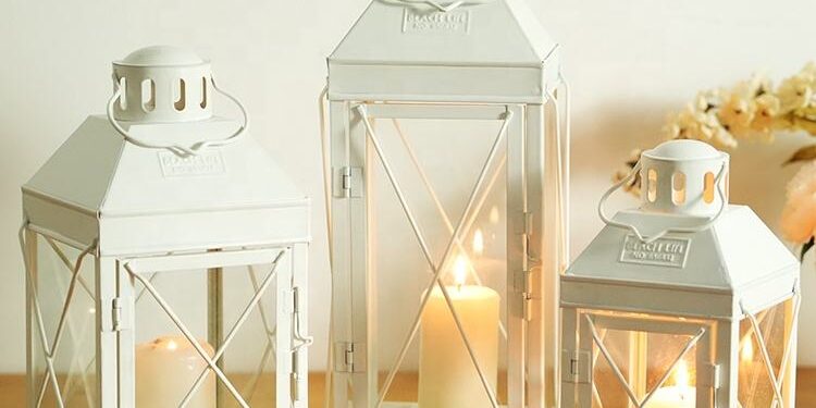Garden Table Candle Lantern Light