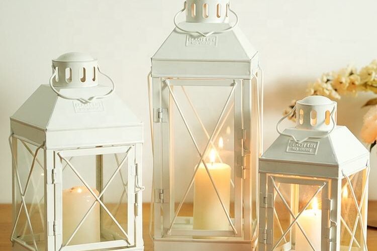 Garden Table Candle Lantern Light