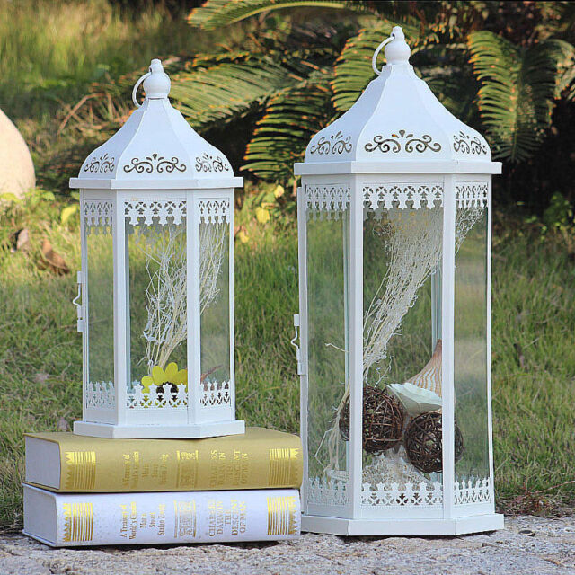 Glass Wedding Lantern Decoration