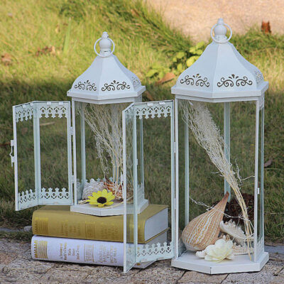 Glass Wedding Lantern Decoration
