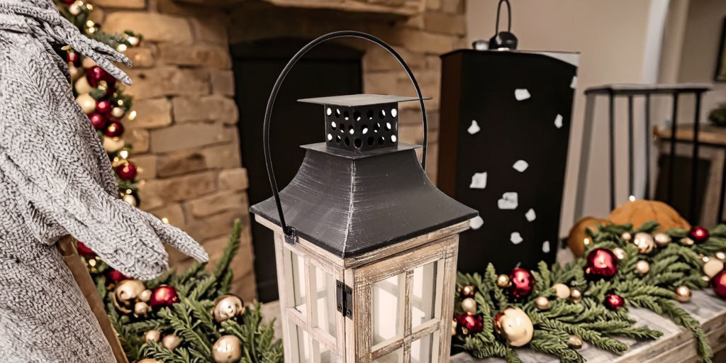 Wedding Lantern with LED Candle