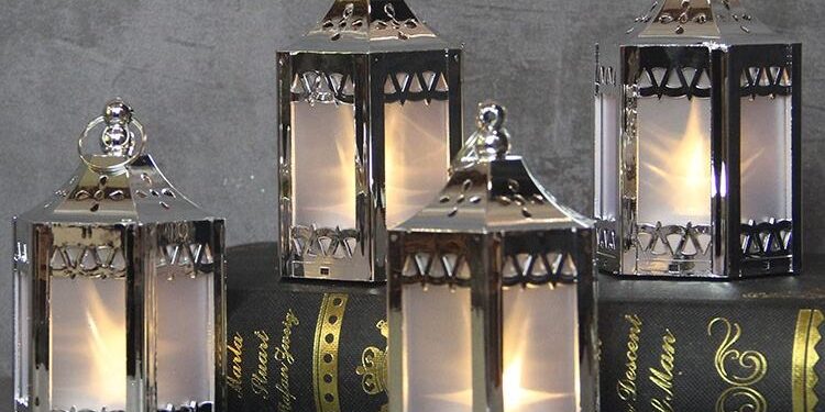 Plastic Holographic Star Mini Lantern