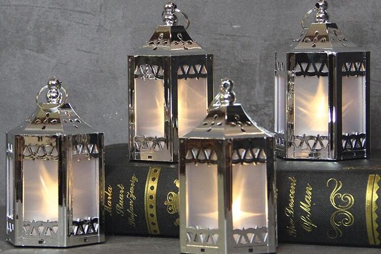 Plastic Holographic Star Mini Lantern