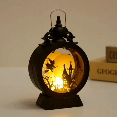 Pumpkin Ghost Lantern LED Lamp