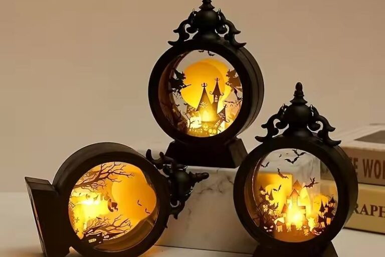 Pumpkin Ghost Lantern LED Lamp