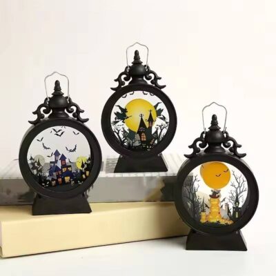 Pumpkin Ghost Lantern LED Lamp