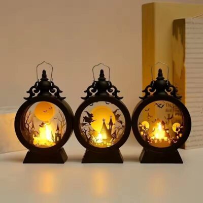 Pumpkin Ghost Lantern LED Lamp