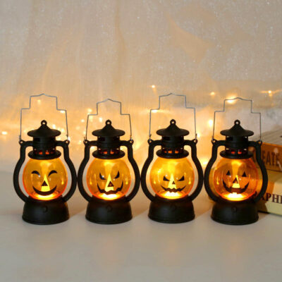 Pumpkin Lantern LED Pendant Light