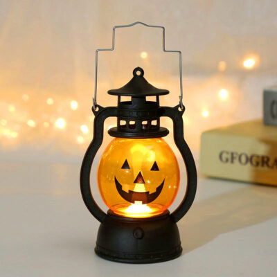 Pumpkin Lantern LED Pendant Light
