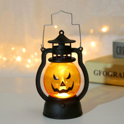 Pumpkin Lantern LED Pendant Light