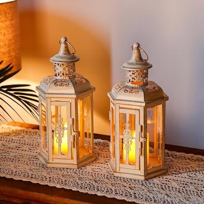 Metal Hollow-Out Wedding Lantern