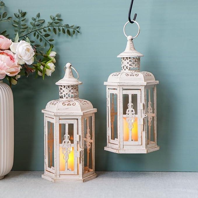 Metal Hollow-Out Wedding Lantern