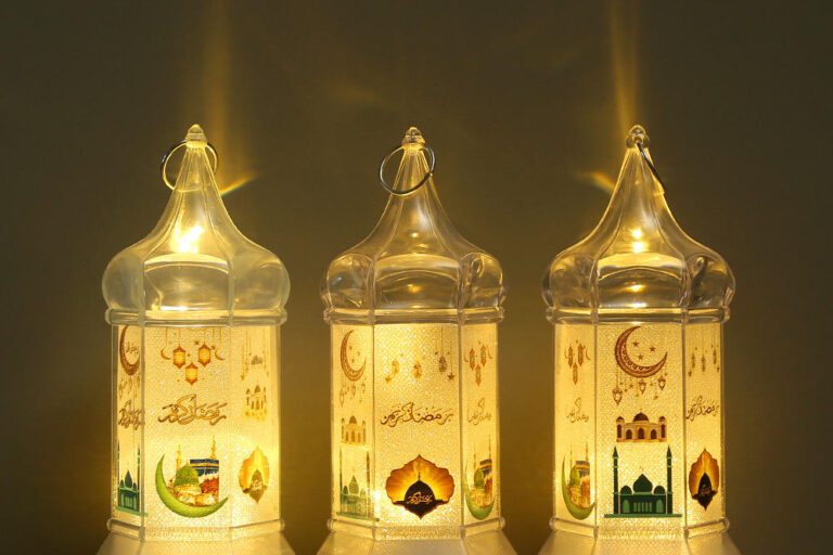 LED Arabian Lantern for Home & Festival Decoration (5) LED Arabian Lantern Home Decor