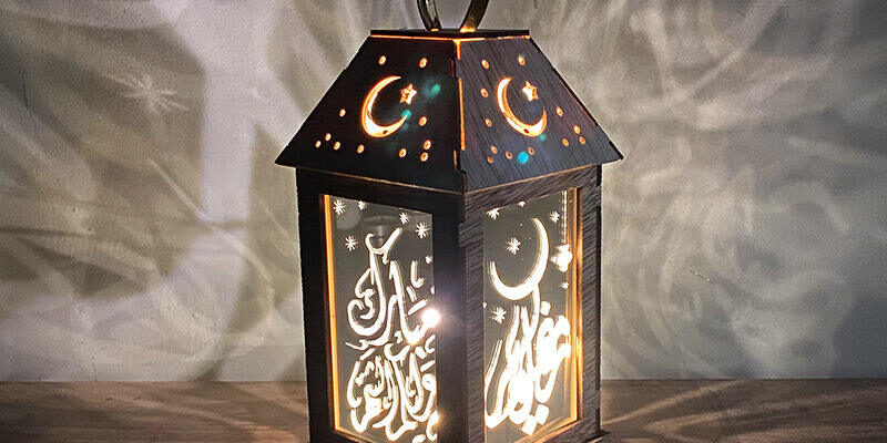 LED Wooden Wind Lamp Decorative