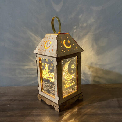 LED Wooden Wind Lamp Decorative