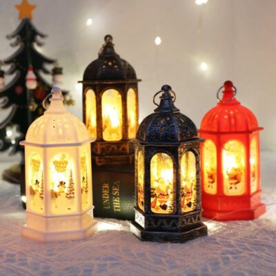 LED Light Decorative Hexagon Lanterns