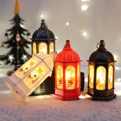 LED Light Decorative Hexagon Lanterns