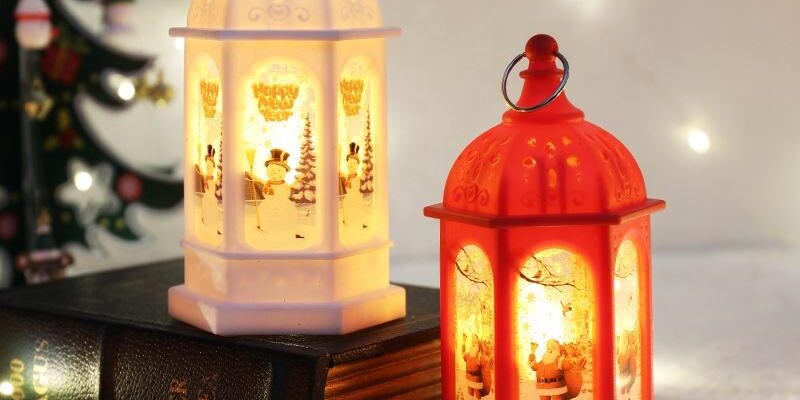 LED Light Decorative Hexagon Lanterns