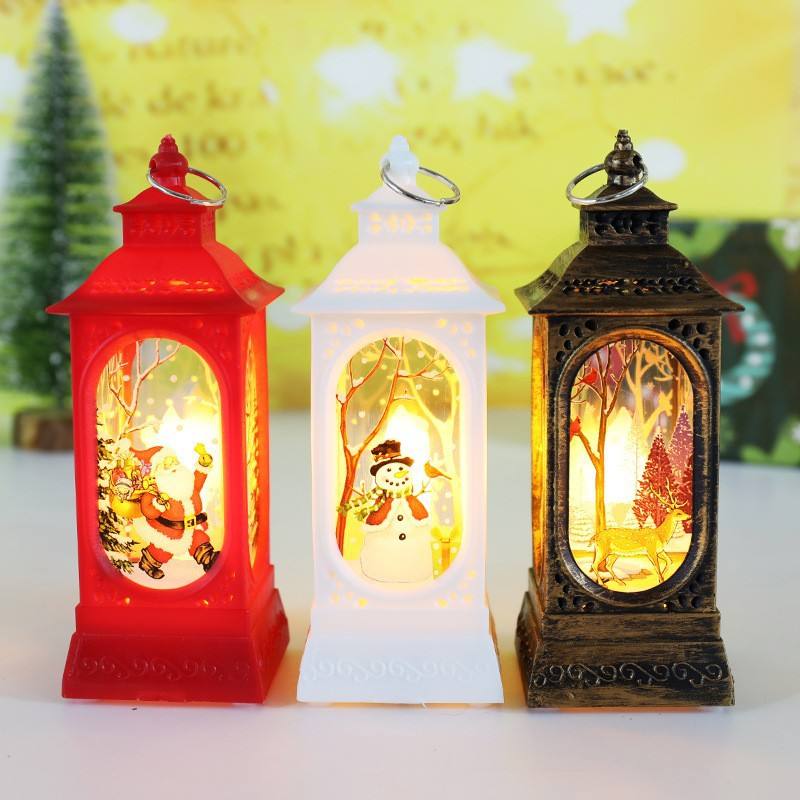Mini LED Christmas Tree Lantern