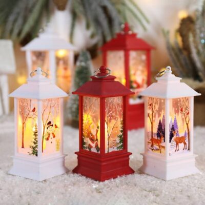 Mini LED Christmas Tree Lantern