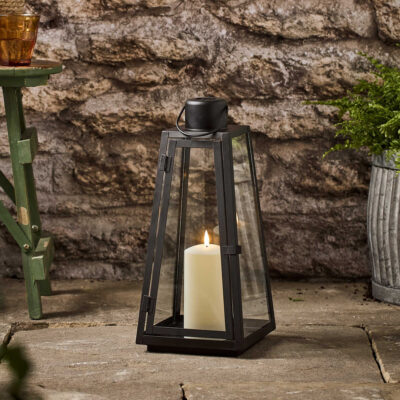 Nordic Style Wooden Candle Lantern