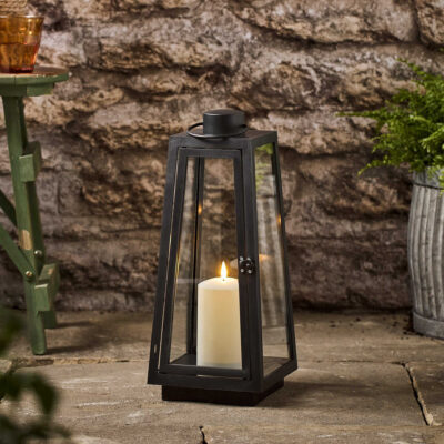 Nordic Style Wooden Candle Lantern